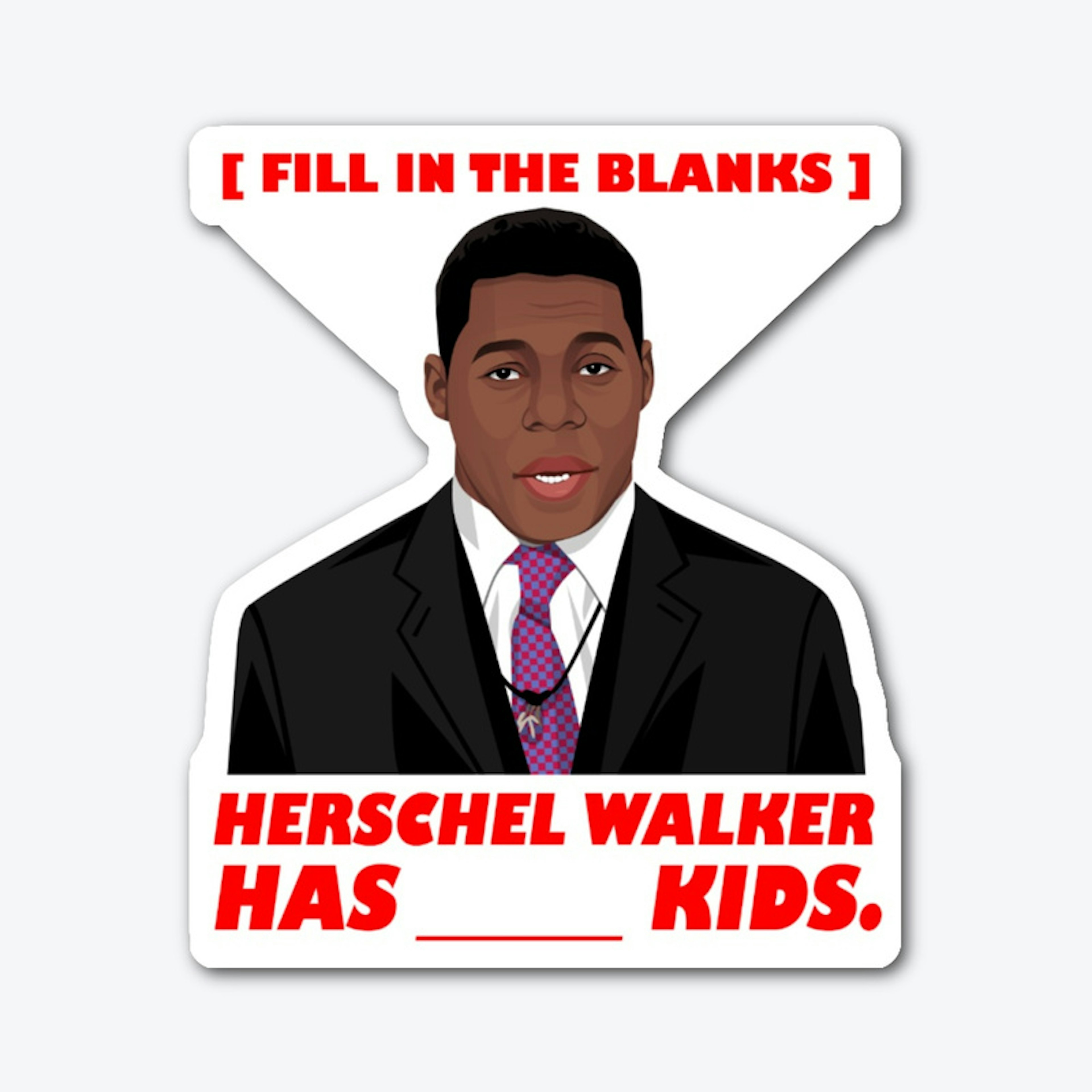 Herschel Walker Kids Sticker